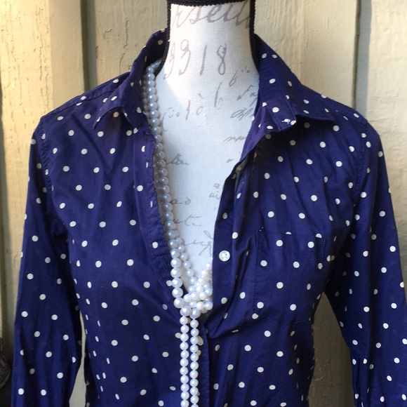 Uniqlo Polka Dot Shirt - Picture 2 of 7